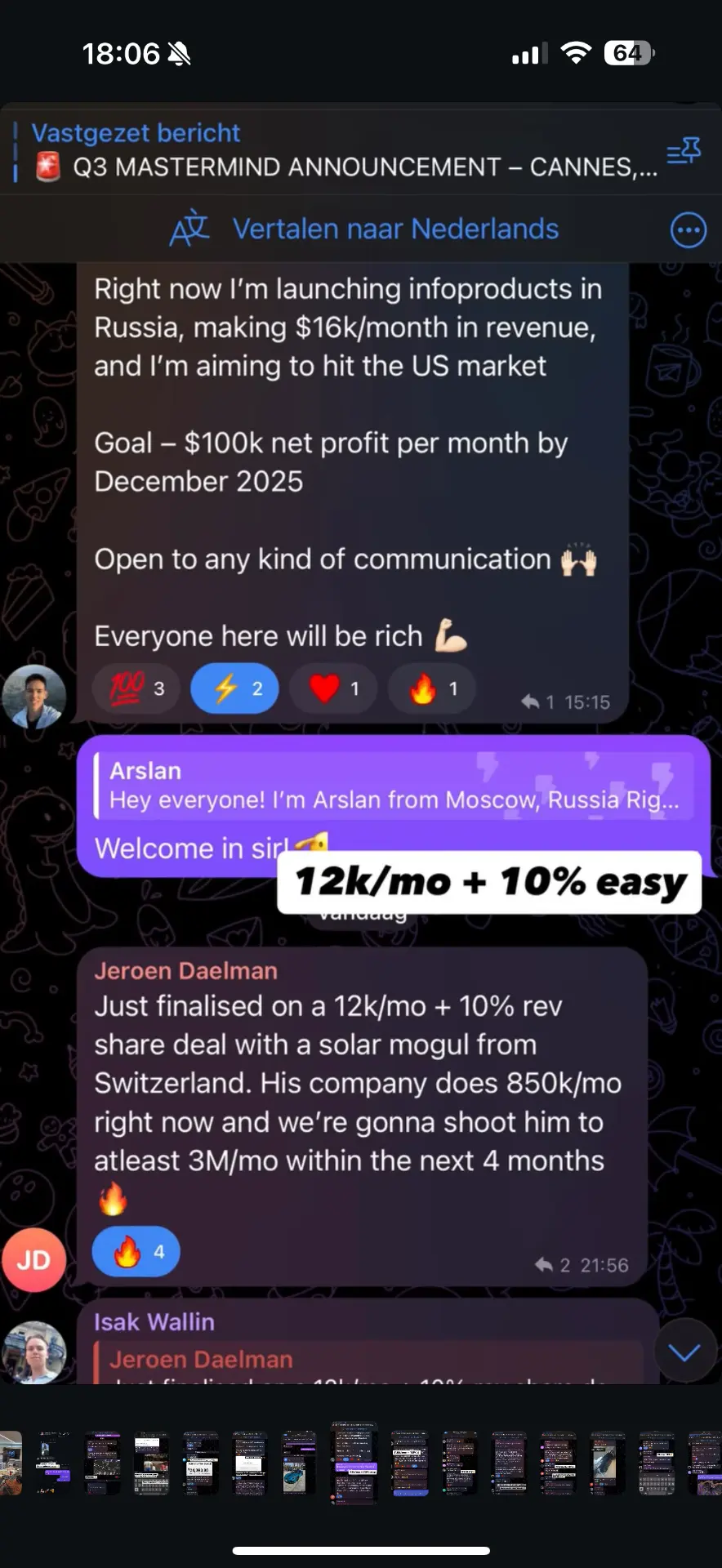 $12k a month plus 10% revenue share
